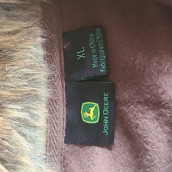 John Deere Womans zip up sweater XL - Picture 5 of 6